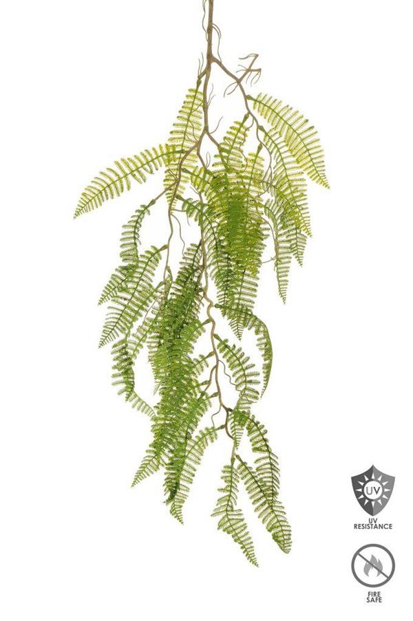 FIRE-SAFE + UV PLASTIC FERN W/33 LVS,98CM *1/48*