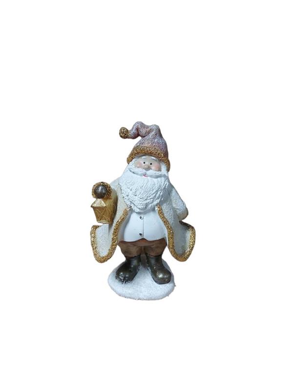 BABBO NATALE ORO PC H:15 CM *1/32* (NMX32)