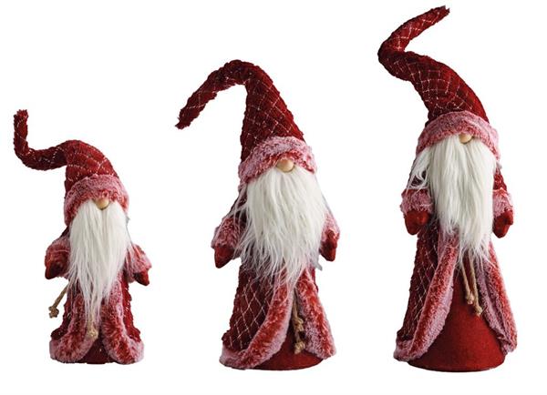 BABBO NATALE PELUCHE ROSSO